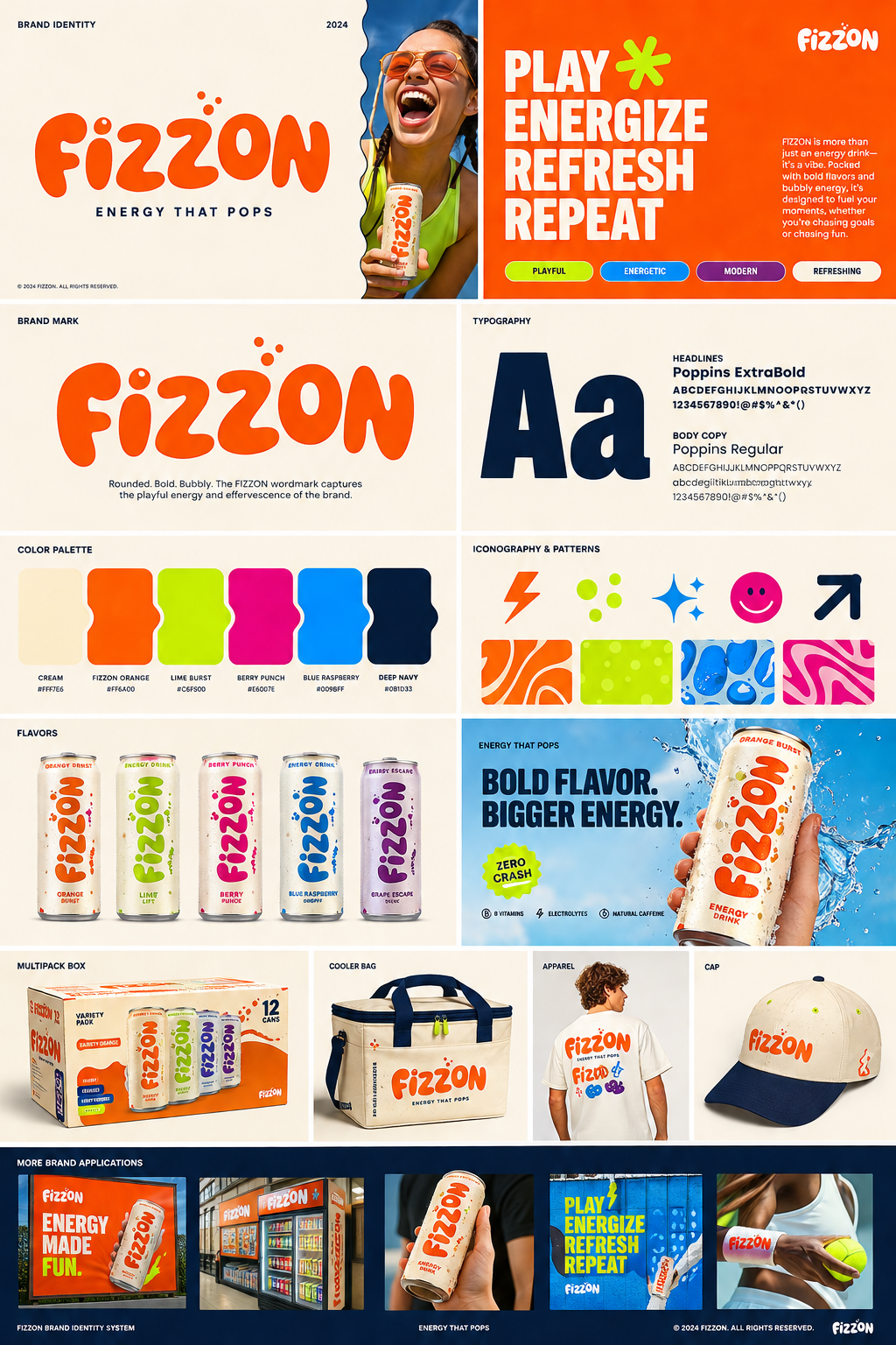 Fizzon — brand identity system